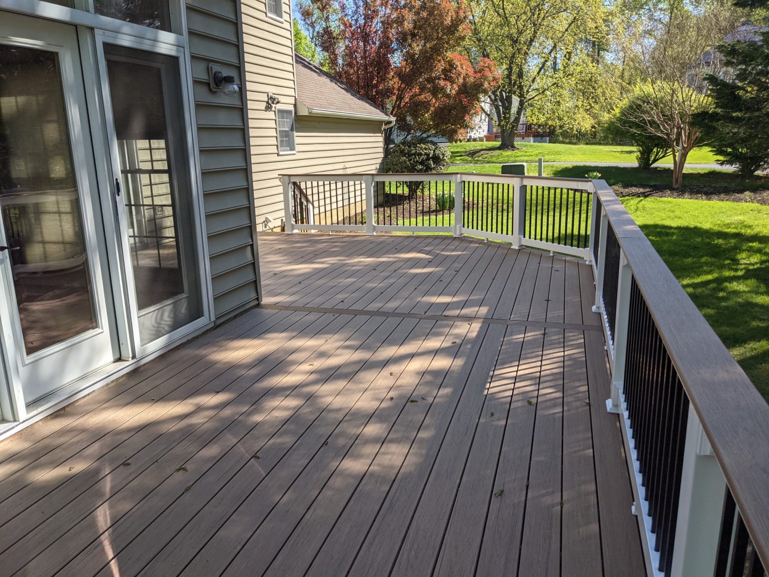 Project of the Month: A TimberTech Deck in Antique Leather - Fence ...