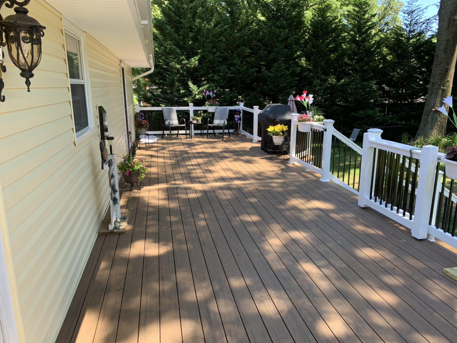 Makeover Monday: Illuminated TimberTech Deck in Severn, Maryland ...