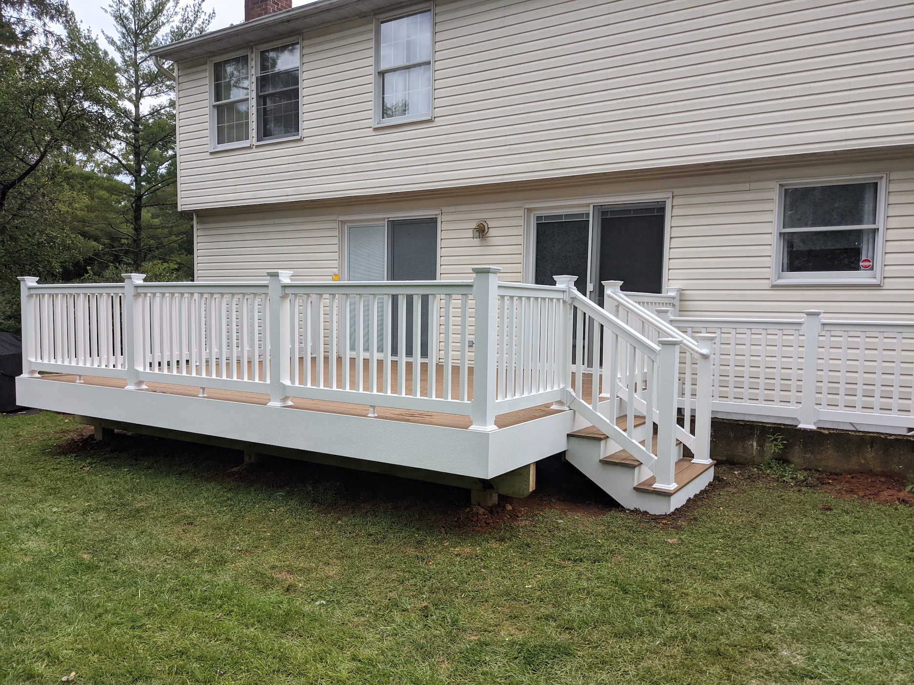 Makeover Monday: TimberTech Deck in Howard County, Maryland - Fence ...