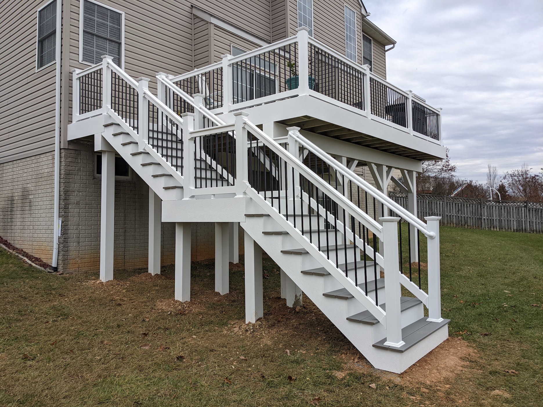 Makeover Monday: Composite Deck in Hampstead, Maryland - Fence & Deck ...