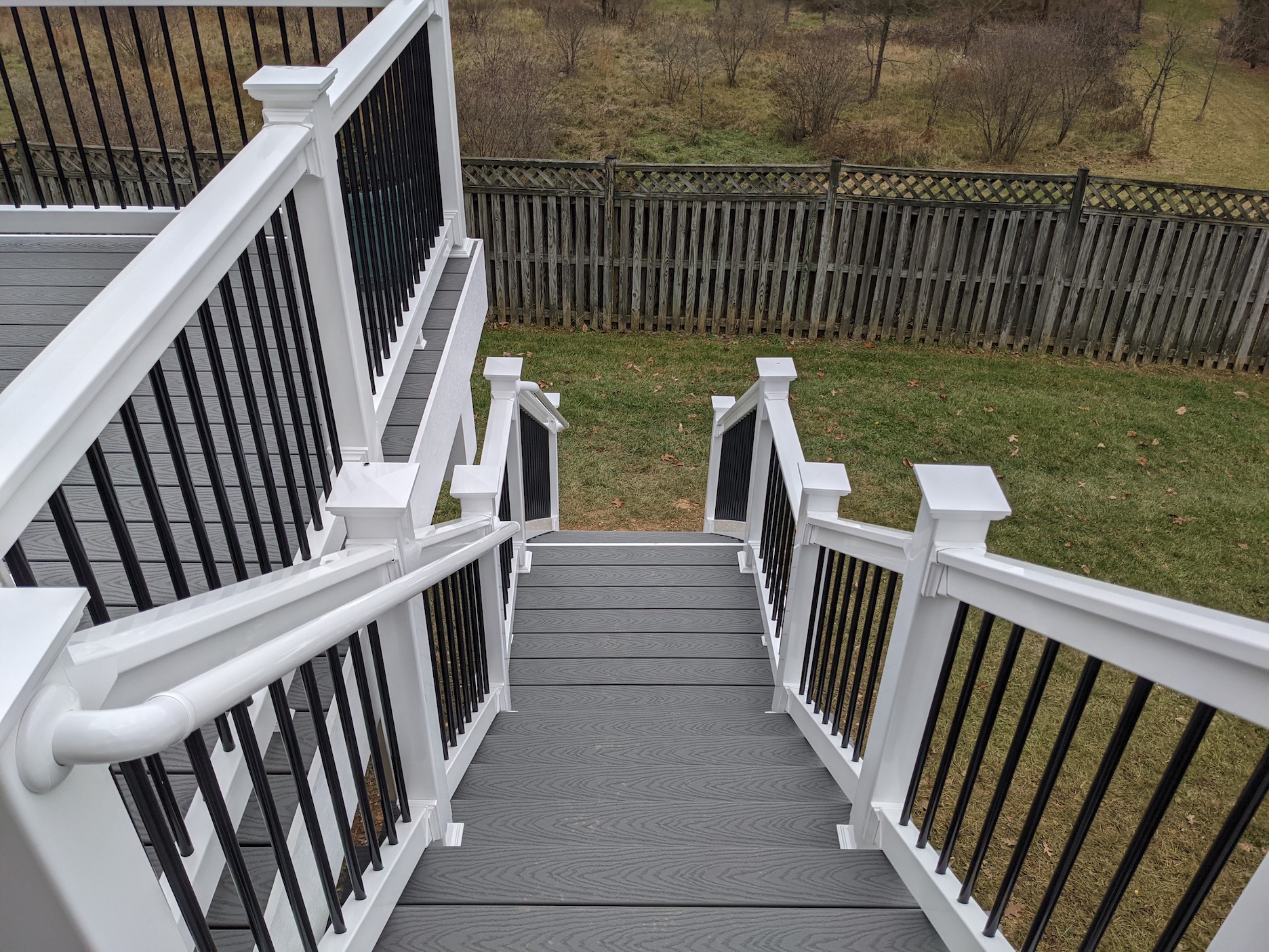 Makeover Monday: Composite Deck in Hampstead, Maryland - Fence & Deck ...