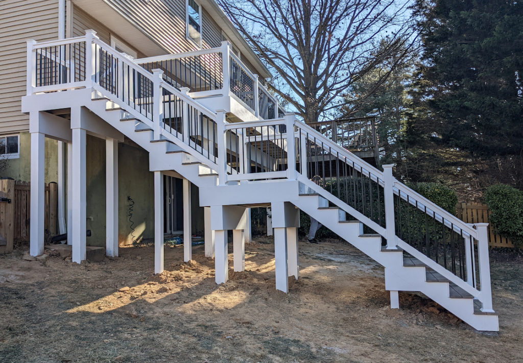 timbertech deck and steps in Maryland