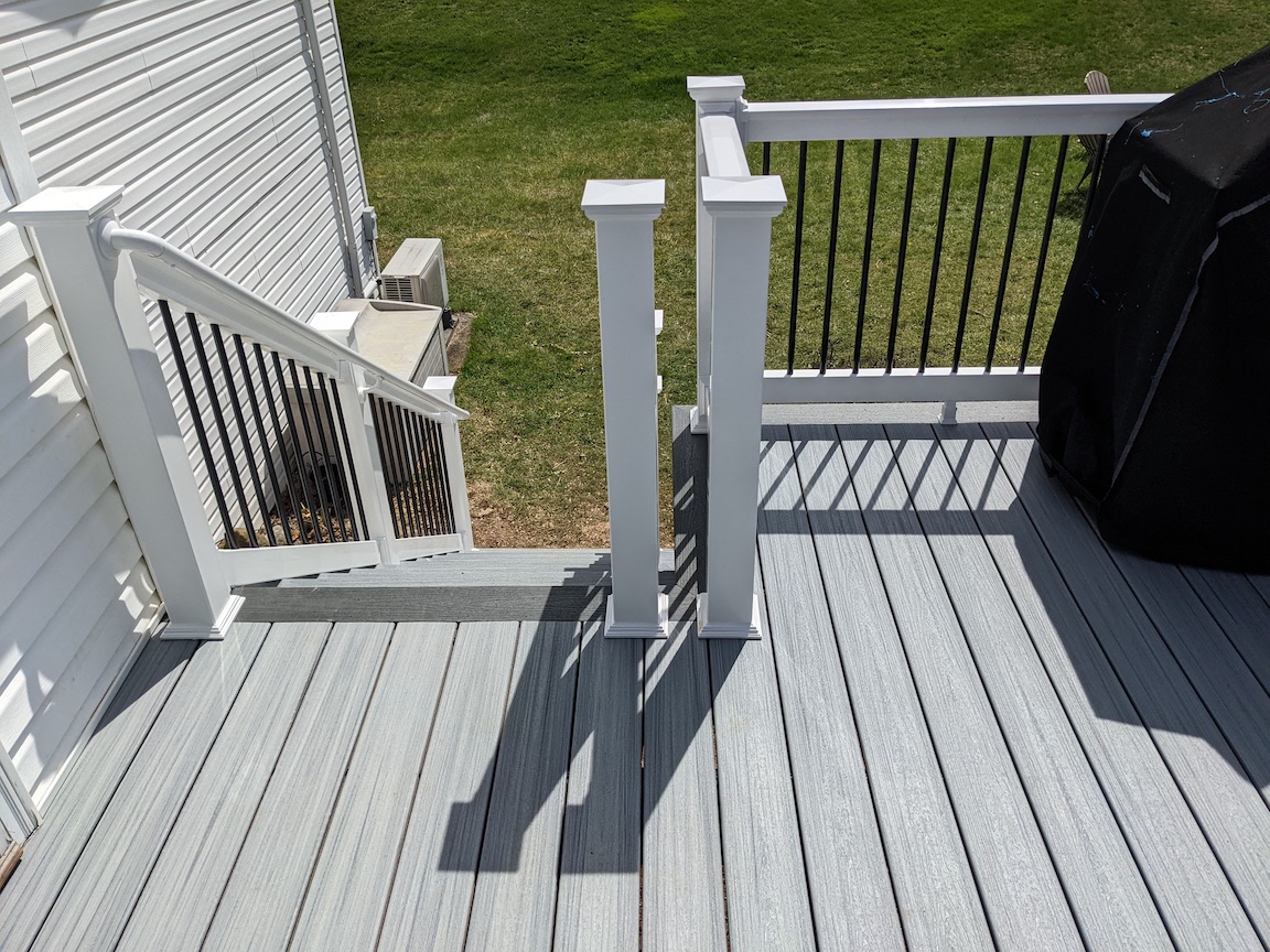 Makeover Monday: Foggy Wharf Trex Deck in Howard County, Maryland ...