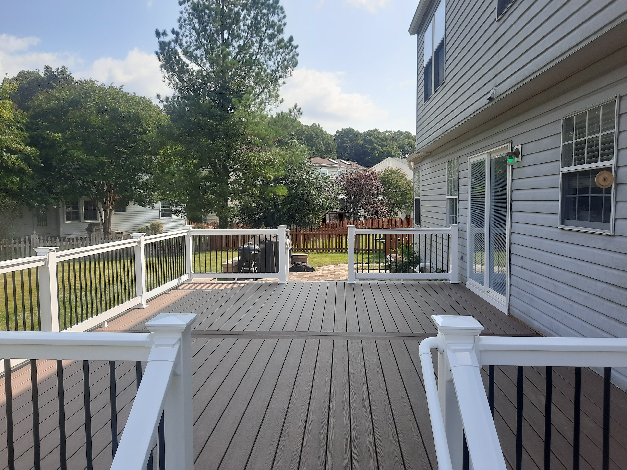 Makeover Monday Composite Deck In Odenton Maryland Fence Deck   20220915 105712 