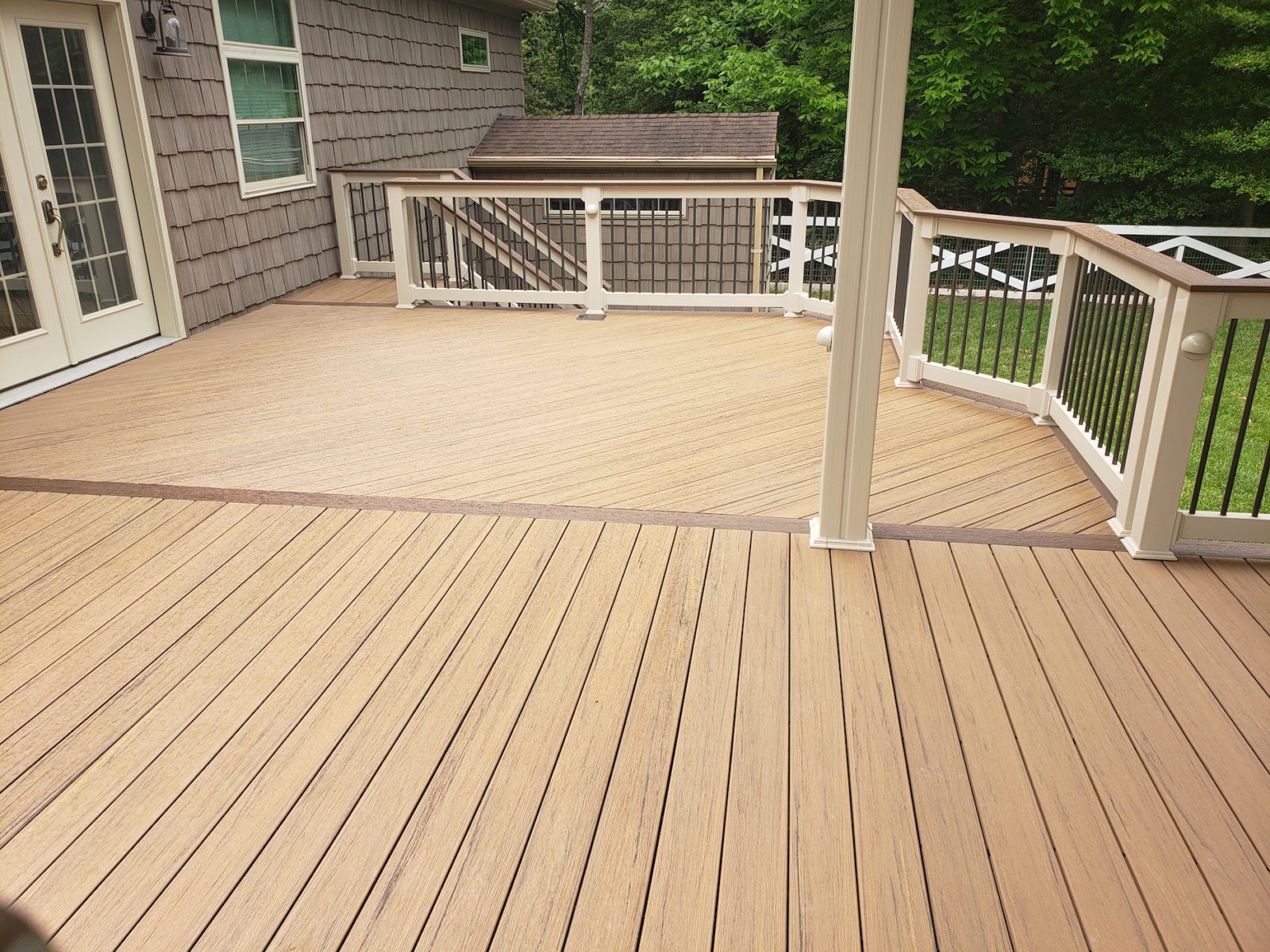 Project of the Month: Unscreened Open Porch & Deck in Severn, Maryland ...