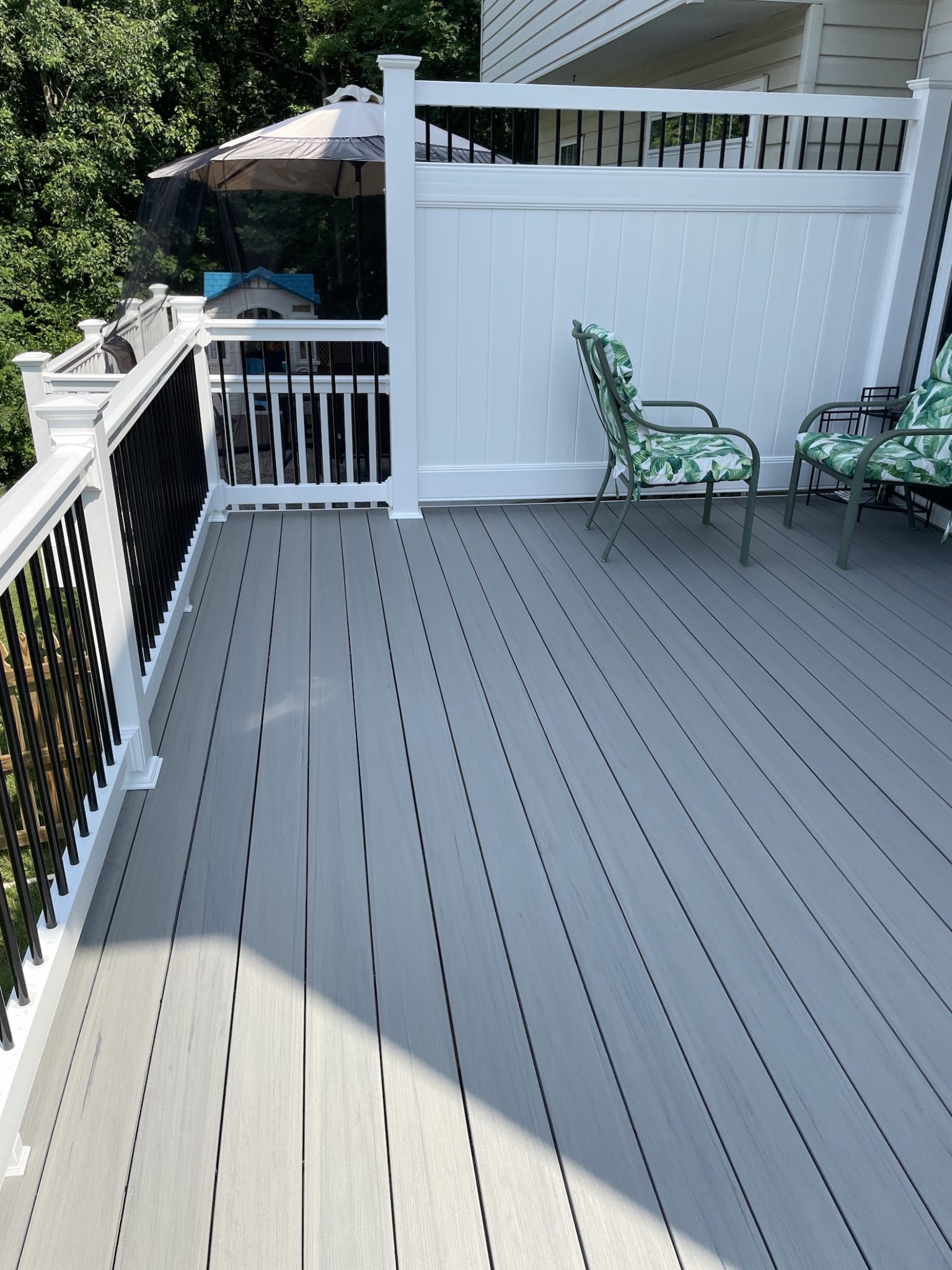 Makeover Monday New Townhome Deck in Odenton, Maryland Fence & Deck