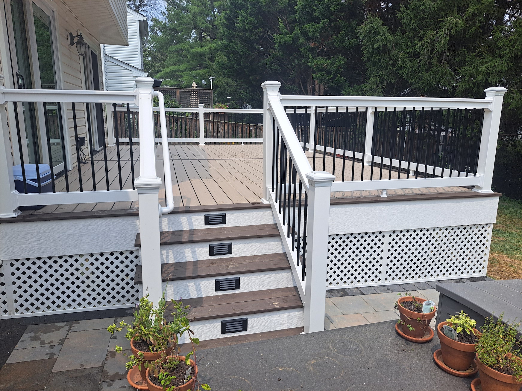 Makeover Monday: Two-Toned Landmark Deck in Columbia, Maryland