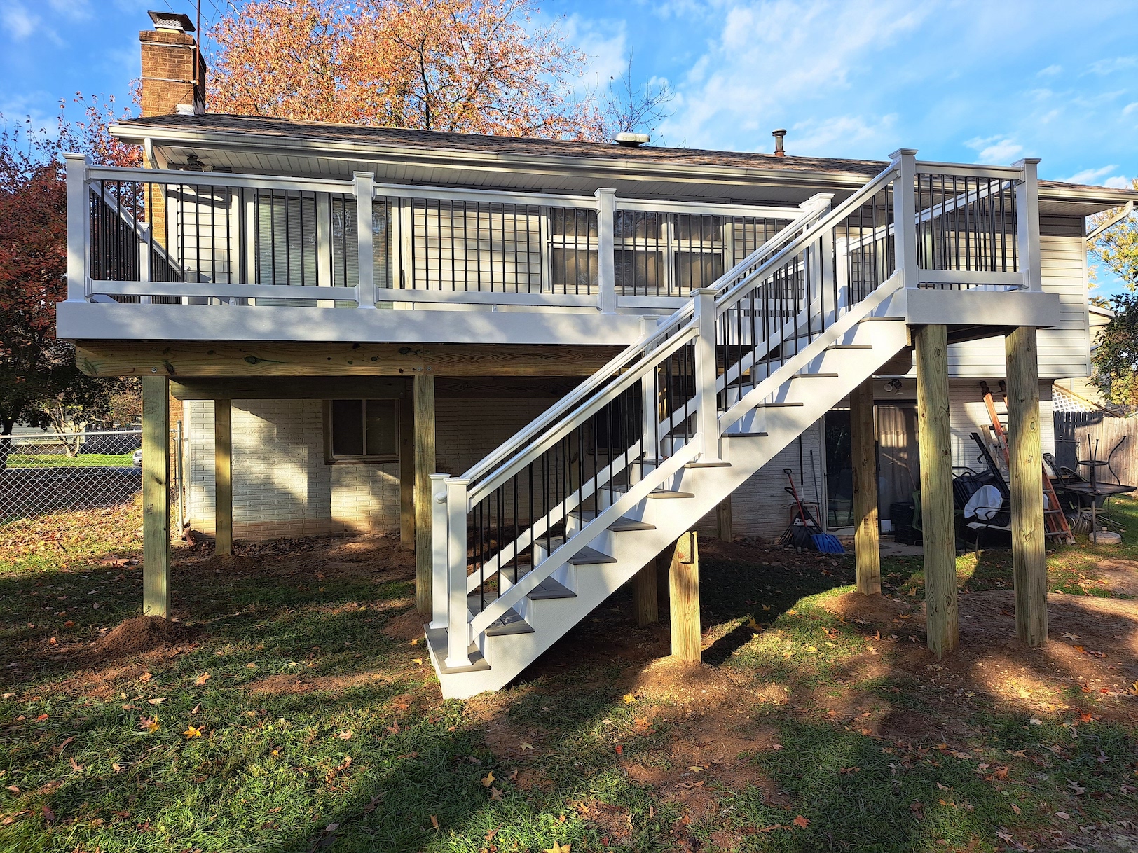 Makeover Monday TimberTech Upgrade in Millersville, Maryland Fence