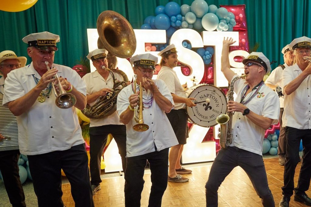 Naptown Brass Band performs at Best of Party in Annapolis