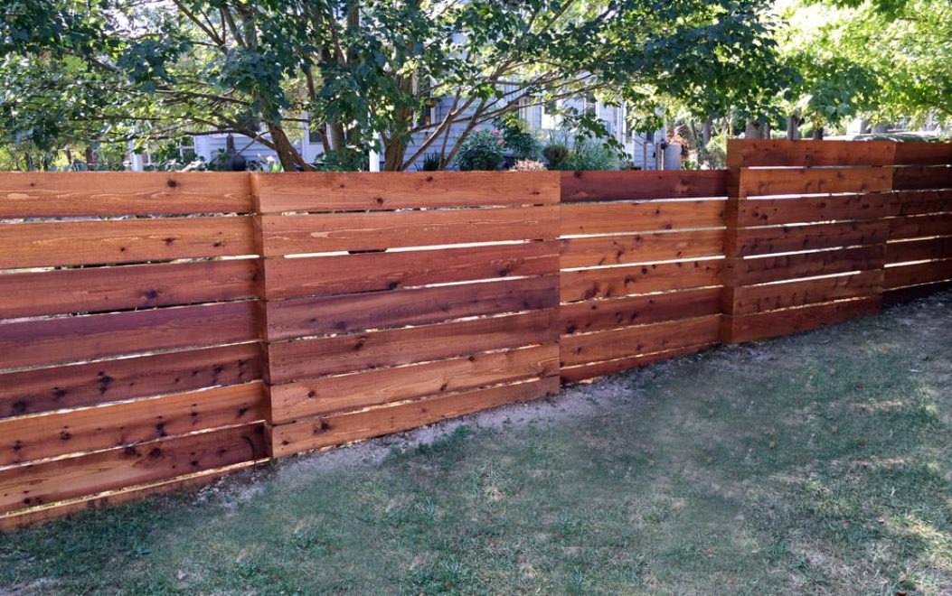 10-PRIVACY - custom horizontal fence