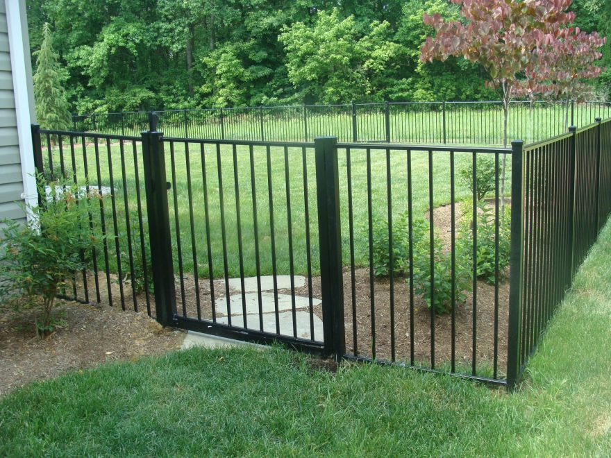 2-Rail Ascot Aluminum Single Gate