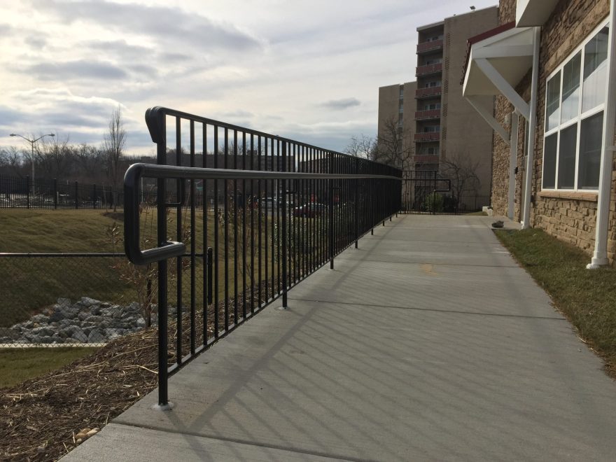 ADA Handrail at Buzzuto Oakcrest Conifer