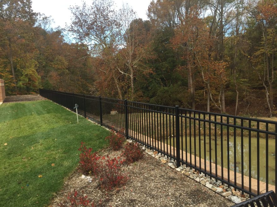 Aluminum Commercial Site Fence