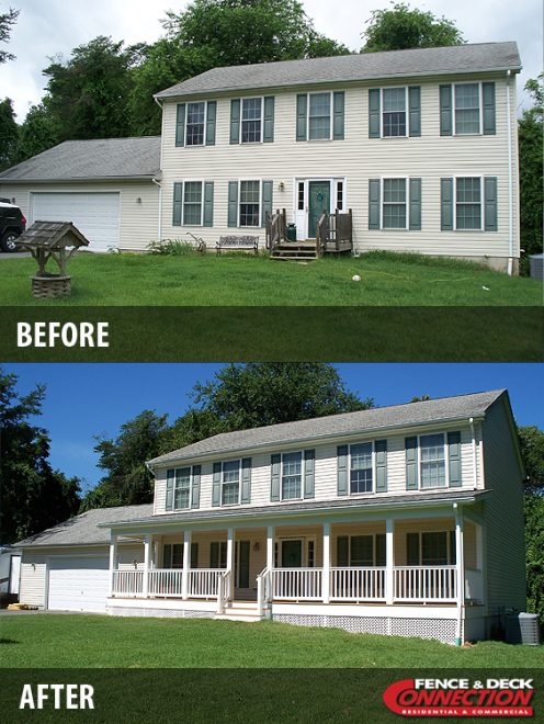 Before and After_front porch