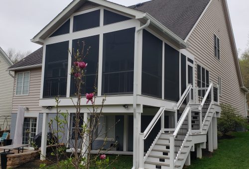 Fence and Deck Connection Residential Screened Porch - Our Gallery-min